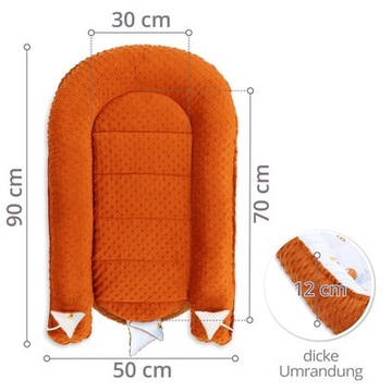 CIEPŁY KOKON GNIAZDO DZIECIĘCE NIEMOWLĘCE BABY TOYS