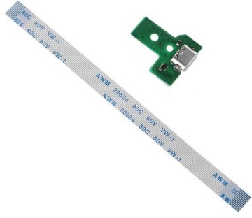 TAŚMA + GNIAZDO ZŁĄCZE PORT ŁADOWANIA ZASILANIA USB DO PADA PS4 JDS-030