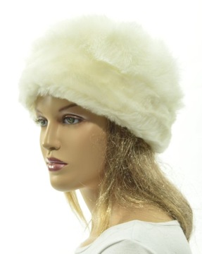 czapka zimowa damska futerkowa