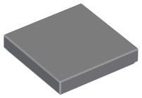 LEGO Płytka Tile 2x2 Ciemny Szary 4211055 3068b