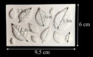 Форма Листья Листья для шоколадной смолы, мыльного воска