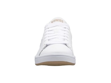 Buty damskie trampki K SWISS COURT SHIELD SKÓRZANE SNEAKERSY TENISÓWKI