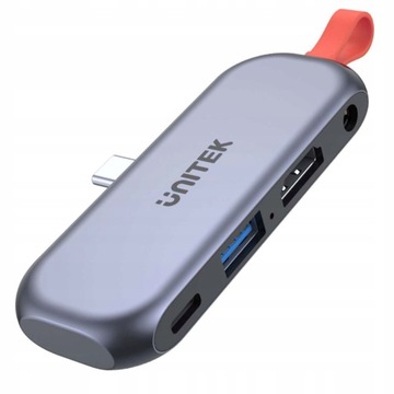 Unitek Hub USB-C - USBA USBC HDMI 4k Audio PD 100W