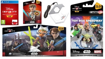 DISNEY INFINITY PS4 3.0 PL ZESTAW STARTOWY + LUKE