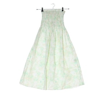 H&M Sukienka z dekoltem typu bandeau zielony