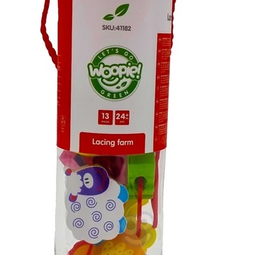 NAWLEKANKA KLOCKI MONTESSORI FARMA ZWIERZAK WOOPIE