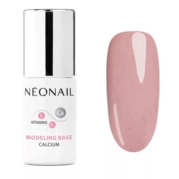 NEONAIL Baza Hybrydowa MODELING BASE CALCIUM BUBBLY PINK 7,2 ml