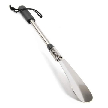 ТЕЛЕСКОПИЧЕСКАЯ ЛОЖКА ДЛЯ ОБУВИ ИЗ НЕРЖАВЕЮЩЕЙ СТАЛИ С ДЛИННОЙ РУЧКОЙ