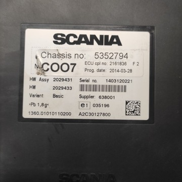 Coo7 Koord Scania Basic Automat Расширенное руководство