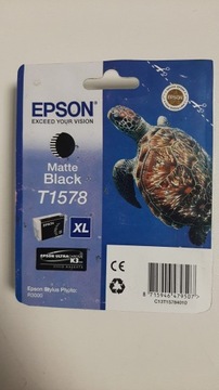 Epson T1578 - oryginalny tusz, black