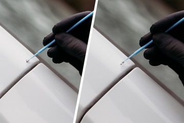 Краска для ретуширования AUDI LY9B Brilliant Black + кисть и палочки