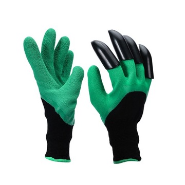 ПЕРЧАТКИ САДОВЫЕ ПЕРЧАТКИ КОГТИ С КОГТЯМИ