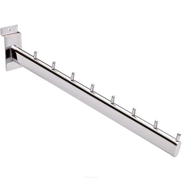 WIESZAK SKOŚNY OWAL 8 BOLCÓW 40cm SLATWALL b1