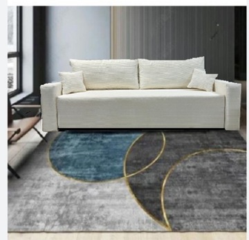 sztruks na sprężynach sofa kanapa 3 osobowa wybór koloru