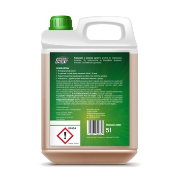 ОПРЫСКИВАТЕЛЬНЫЙ ПРЕПАРАТ КОНЦЕНТРАТ ЖИДКИЙ ОТ КОМАРОВ И КЛЕЩЕЙ ЗЕЛЕНЫЙ ВРЕДИТЕЛЬ 5л