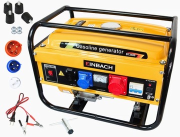 TRÓJFAZOWY AGREGAT PRĄDOTWÓRCZY GENERATOR 7,5KM AVR 12V 230V 400V 5500W