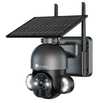 KAMERA SOLARNA WIFI ZEWNĘTRZNA 2K 4MP PTZ ŚWIATŁO