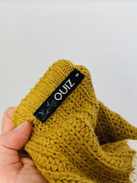 Sweter luźny sznurowane rękawy M 38 Quiz