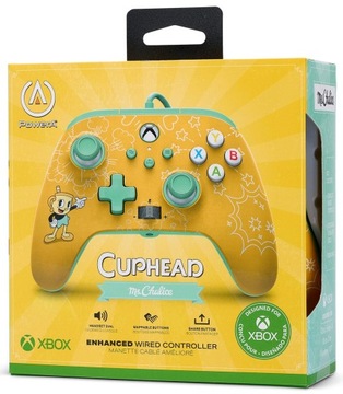 PowerA Pad przewodowy XO XSX Cuphead Ms. Chalice