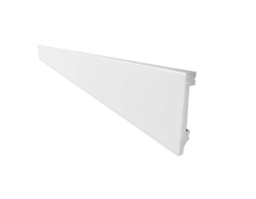 Listwa przypodłogowa biała wodoodporna, HAP 80, 15x80x2400