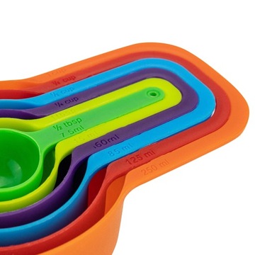 КУХОННЫЙ МЕРНЫЙ НАБОР, КРУЖКИ, ЛОЖКИ, МЕРНЫЕ МЕРЫ, 6 шт.