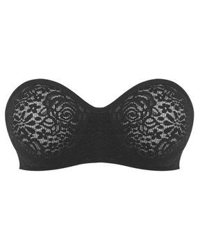 Wacoal Halo Lace biustonosz strapless czarny 36D