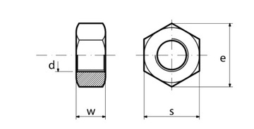 Винт M8x20 Гайка M8 Шайба Fi 8 OC 10 x комплект