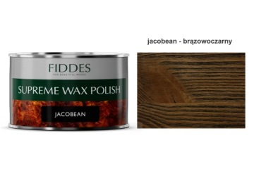 FIDDES Антикварная мебель воск для дерева SUPREME WAX JACOBEAN коричневый.черный 400 мл