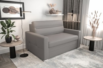 SOFA AMERYKANKA ARTE 140CM Z FUNKCJĄ SPANIA POJEMNIK ROZKŁADANA SKÓRA
