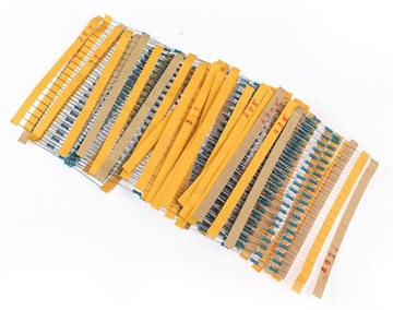 НАБОР РЕЗИСТОРОВ 0,25Вт 1% 600 шт. + КОРОБКА