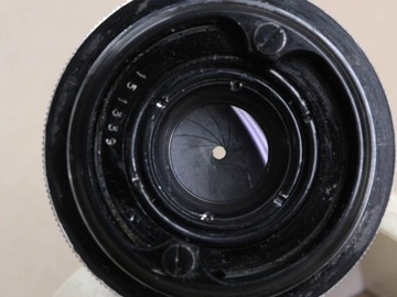 Carl Zeiss Jena Tessar 5cm czerwone T