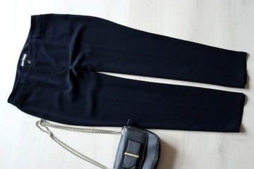 Moda Spodnie Spodnie rurki Gerry Weber Spodnie rurki czarny-jasnoszary Na ca\u0142ej powierzchni Prosty styl 