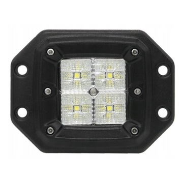 LAMPA ROBOCZA 4xDIODY OSRAM 20W DO ZABUDOWY 12/24V