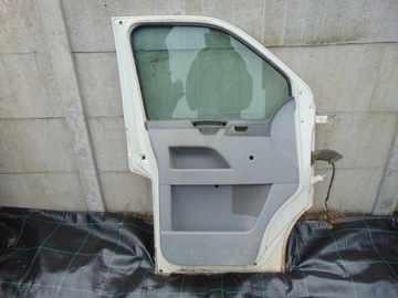 ДВЕРЬ ПЕРЕДНЯ ЛЕВАЯ VW TRANSPORTER T5 БЕЛАЯ В КОМПЛЕКТЕ