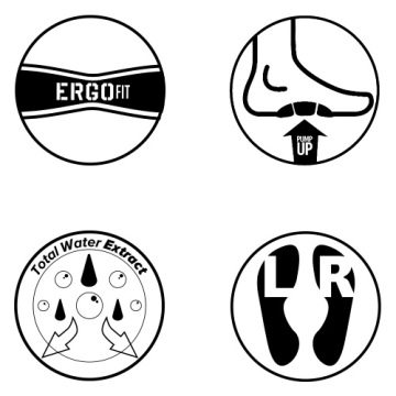 Носки для бега COMPRESSPORT Ноги 42-44