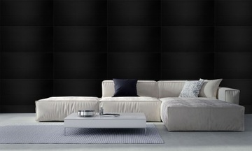 ДЕКОРАТИВНЫЕ ПАНЕЛИ ГЛАДКИЕ КАССЕТЫ GLAMOUR TREND DECOR ЧЕРНЫЕ 0814 XL