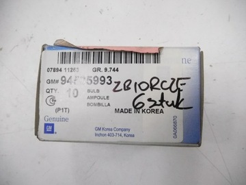 ŽÁROVKA INDIKÁTOR NA PRKNE ROZDĚLOVACÍ CHEVROLET KALOS AVEO OE 94535993