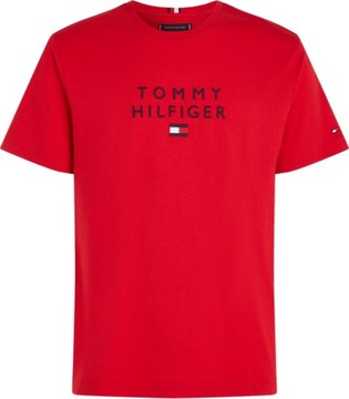 T-shirt Koszulka męska Tommy Hilfiger czerwona r. XL