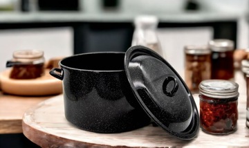 Powidlak, эмалированная кастрюля для пастеризации, 32 см