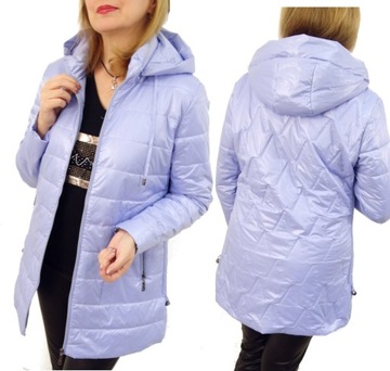 Kurtka Płaszczyk Pikowany Wiosenny JULIA 52 6XL