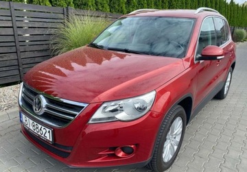 Volkswagen Tiguan I 2008 Volkswagen Tiguan 4x4 DSG 2.0TSI SportStyle 4-mation Serwis Zadbany Skora
