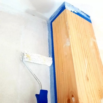 Синяя малярная лента 30 мм x 50 м УФ-маскировочная бумага для резки