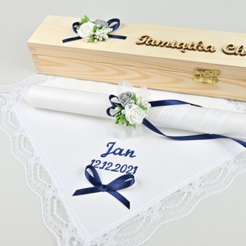 Комплект ОДЕЖДА + КРЕЩЕННАЯ СВЕЧА СЕРАЯ ВЫШИВКА название