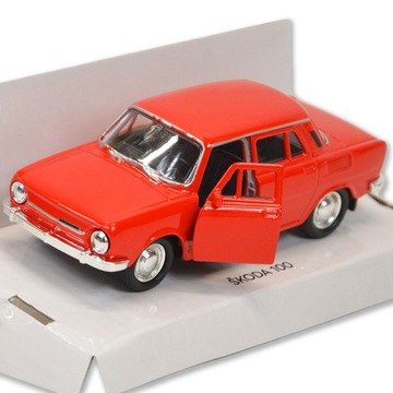 WELLY 1:34 AUTO ŠKODA 100 CZERWONY