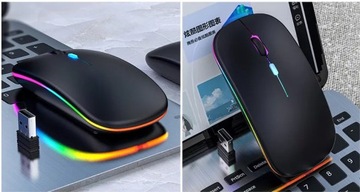 ТИХАЯ БЕСПРОВОДНАЯ ИГРОВАЯ МЫШЬ BT ДЛЯ КОМПЬЮТЕРА, НОУТБУКА, ТЕЛЕВИЗОРА