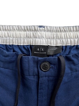 ARMANI EXCHANGE spodnie męskie len r. 32