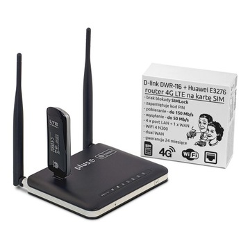 Domowy MODEM ROUTER 3G LTE kartę SIM bez SIMLOCKa Play Plus T-mobile Orange