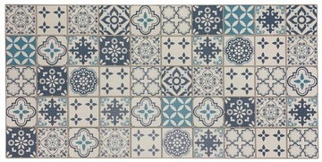 Patchwork panele ścienne 3D OKŁADZINA pcv BLUE MAT
