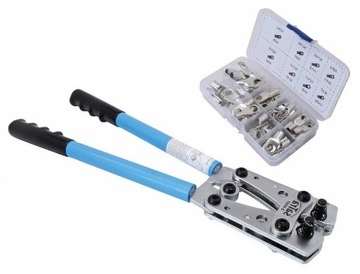 ZACISKARKA DWURĘCZNA DO KOŃCÓWEK RUROWYCH + TULEJKI S-HX50T+A-TC516