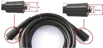 УДЛИНИТЕЛЬ ШЛАНГА 10М ДЛЯ МОЕЧНЫХ МАШИН LAVOR PARKSIDE